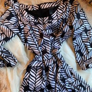 White Black Market Silky Dress